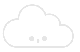 Cloud with kawaii face.