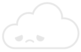 Cloud with kawaii face.